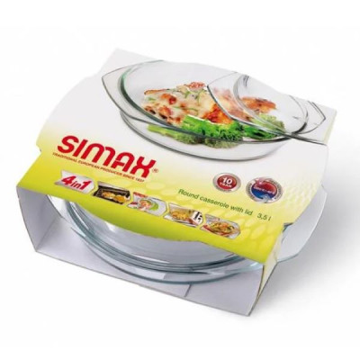 Кастрюля с крышкой Simax Ø268x118 мм 3,5 л s6226-6236 Кастрюля с крышкой Simax Ø268x118 мм 3,5 л s6226-6236