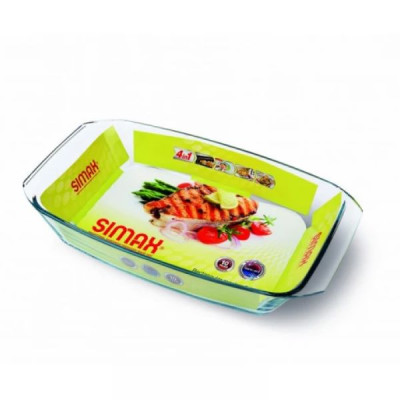 Лоток прямоугольный для запекания Simax 350х195х56 мм 2,4 л s7046 Лоток прямоугольный для запекания Simax 350х195х56 мм 2,4 л s7046