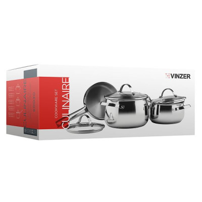 Набор посуды Vinzer Culinaire 6 пр VZ 50030
