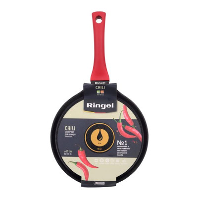 Сковорода блинная Ringel Chili 25 см без крышки RG-1101-25 Сковорода блинная Ringel Chili 25 см без крышки RG-1101-25