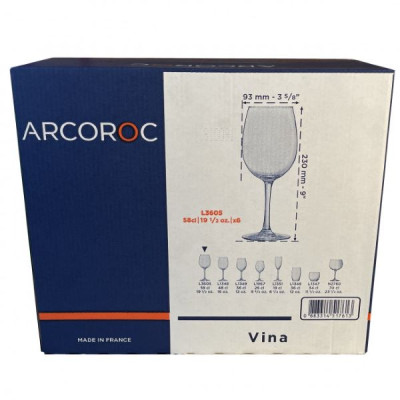 Бокал для вина Arcoroc Vina 580 мл L3605