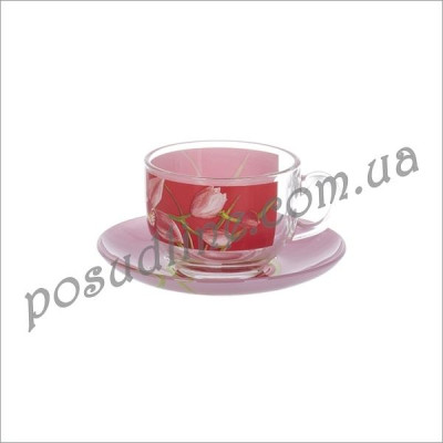 Сервиз Luminarc Red Orchis 46 пр N4828
