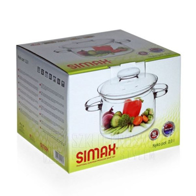Кастрюля с крышкой Simax Nyko 2,0 л s6073
