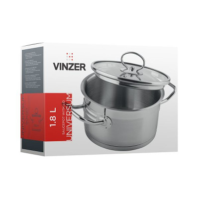 Кастрюля с крышкой Vinzer Universum series 16 см 1,8 л VZ 50061