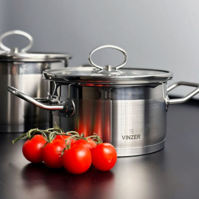 Кастрюля с крышкой Vinzer Universum series 16 см 1,8 л VZ 50061