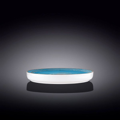 Тарелка с бортом Wilmax Spiral Blue 23 см WL-669619 / A Тарелка с бортом Wilmax Spiral Blue 23 см WL-669619 / A