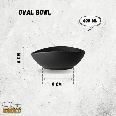 Блюдо овальное глубокое Wilmax Slatestone Black 19х15х6 см 360 мл WL-661119 Блюдо овальное глубокое Wilmax Slatestone Black 19х15х6 см 360 мл WL-661119