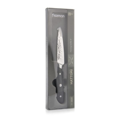 Нож для овощей Fissman HATTORI hammered 10 см 420J2 сталь 2533 F