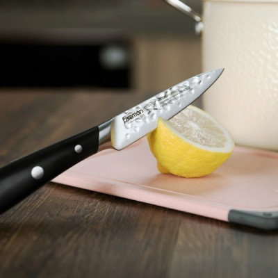 Нож для овощей Fissman HATTORI hammered 10 см 420J2 сталь 2533 F