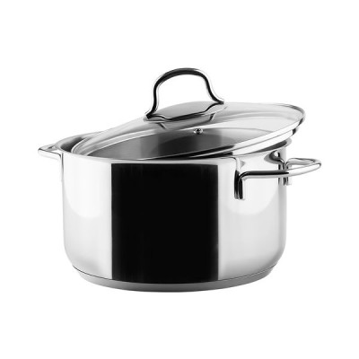 Кастрюля с крышкой Vinzer Techno 24 см 5,9 л VZ 50083