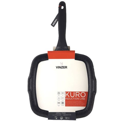 Сковорода гриль Vinzer Kuro Induction 28x28 см VZ 50424
