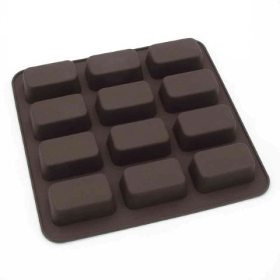 Форма силиконовая Lessner Chef Choco на 12 шт 25x25x3 см 10251