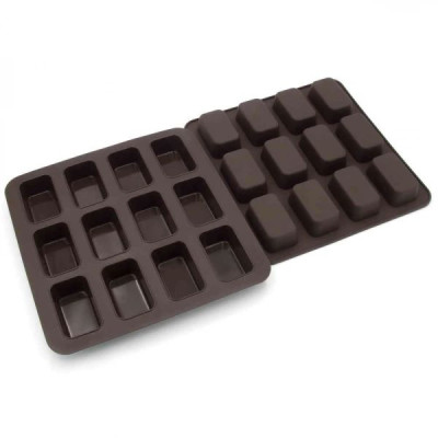 Форма силиконовая Lessner Chef Choco на 12 шт 25x25x3 см 10251