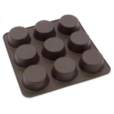 Форма силиконовая Lessner Chef Choco на 9 шт 25x25x3,5 см 10246 Форма силиконовая Lessner Chef Choco на 9 шт 25x25x3,5 см 10246