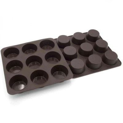 Форма силиконовая Lessner Chef Choco на 9 шт 25x25x3,5 см 10246 Форма силиконовая Lessner Chef Choco на 9 шт 25x25x3,5 см 10246