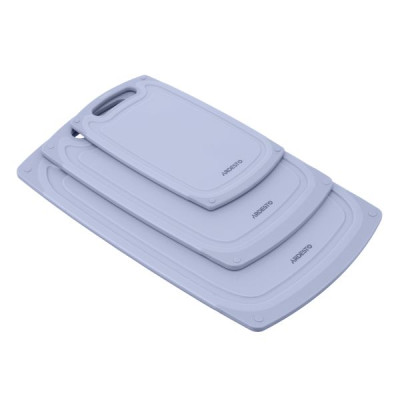 Доска кухонная Ardesto Gemini 25x15x0,8 см пластик серый AR1425GR