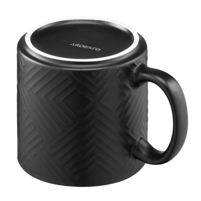 Кружка Ardesto Francesca 360 мл черный AR3483BK