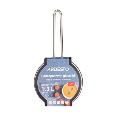 Ковш с крышкой Ardesto Gemini Liguria 14 см 1,3 л AR4313GB