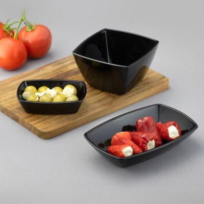 Салатник 12х12 см Pasabahce Токіо Black 53056-Black Салатник 12х12 см Pasabahce Токіо Black 53056-Black