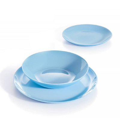 Столовый сервиз на 6 персон Luminarc Diwali Paradise Blue 18 пр (арт. V6212)