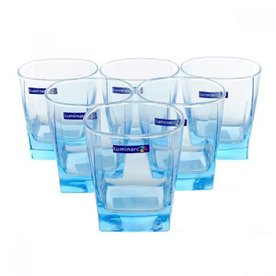 Набор низких стаканов Luminarc Sterling Ice Blue 300 мл (6 штук) J1582 Набор низких стаканов Luminarc Sterling Ice Blue 300 мл (6 штук) J1582