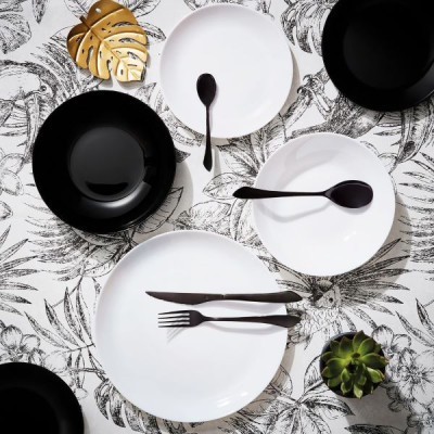 Столовый сервиз Luminarc Diwali Black&White 44 пр P4678