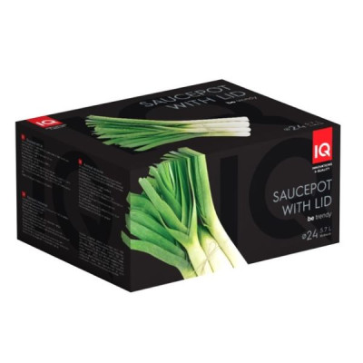 Кастрюля IQ Be Trendy Dark green 24 см 5,7 л IQ-2044-24
