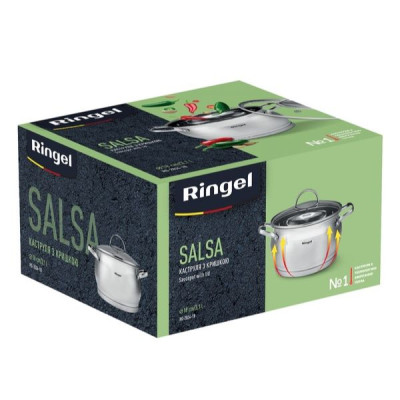 Кастрюля 3,1 л Ringel Salsa 18 см RG-2034-18 Кастрюля 3,1 л Ringel Salsa 18 см RG-2034-18