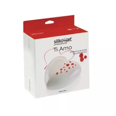 Форма силиконовая Silikomart Ti Amo Сердце 170x164 мм h 63 мм (1000 мл) + каттер
