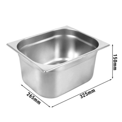 Гастроемкость FoREST GN 1/2 h 150 мм 9 л, серия Bestkeep, нержавеющая сталь (арт. 111280) Гастроемкость FoREST GN 1/2 h 150 мм 9 л, серия Bestkeep, нержавеющая сталь (арт. 111280)