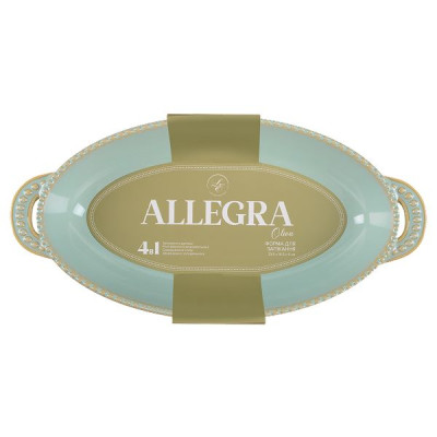 Овальная форма для запекания 34x16,5x6 см Limited Edition Allegra Oliva Овальная форма для запекания 34x16,5x6 см Limited Edition Allegra Oliva