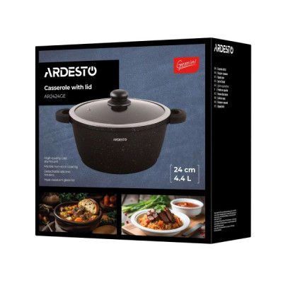 Кастрюля 4,4 л Ardesto Gemini Anzio литой алюминий AR2424GE