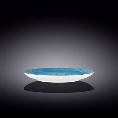 Тарелка круглая 25,5 см Wilmax Spiral Blue WL-669614 / A Тарелка круглая 25,5 см Wilmax Spiral Blue WL-669614 / A