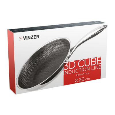 Сковорода 20 см Vinzer 3D Cube Induction 50400