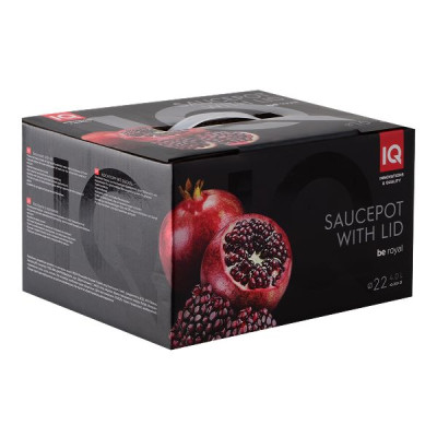 Кастрюля 4,0 л d 22 см IQ Be Royal (арт. IQ-2051-22)