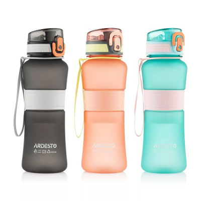 Бутылка для воды 650 мл Ardesto Balance красный AR2265BR Бутылка для воды 650 мл Ardesto Balance красный AR2265BR