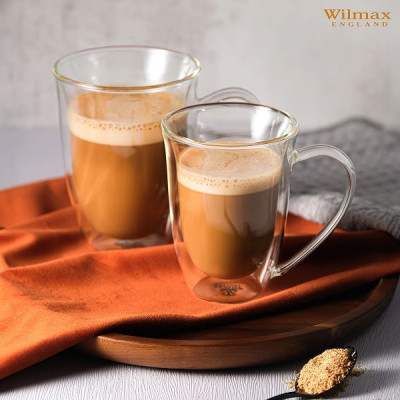 Кружка тюльпан с двойными стенками 400 мл Wilmax Thermo WL-888727 / A