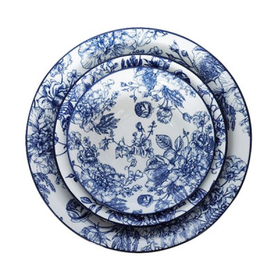 Салатник Limited Edition Blossom Blue 17,5 см, 600 мл, фарфор (арт. YF7001-5)