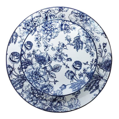 Десертная тарелка Limited Edition Blossom Blue 19 см, фарфор (арт. YF7001-2)