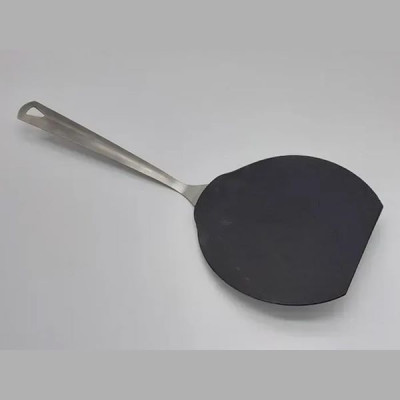 Широкая тефлоновая лопатка 16x36 см с металлической ручкой (арт.12206)
