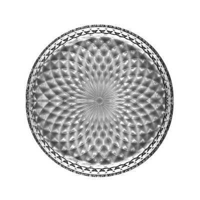 Блюдо круглое Ecomo Circle d 15,5 см, стекло (арт. CIR-6022-DIM-F-K)