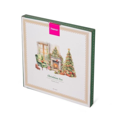 Тарелка 27 см Fissman Christmas Eve, фарфор (арт. 13755)