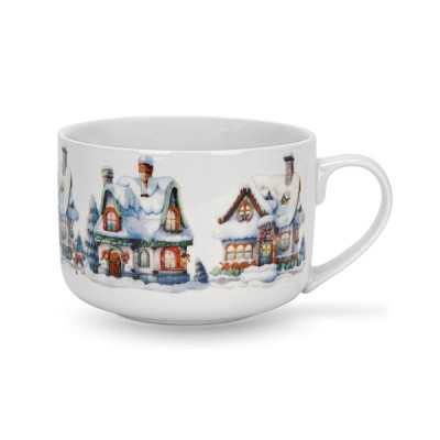 Кружка 700 мл Fissman New Year, фарфор (арт. 13762)