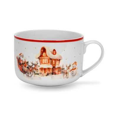 Кружка 700 мл Fissman New Year, фарфор (арт. 13763)