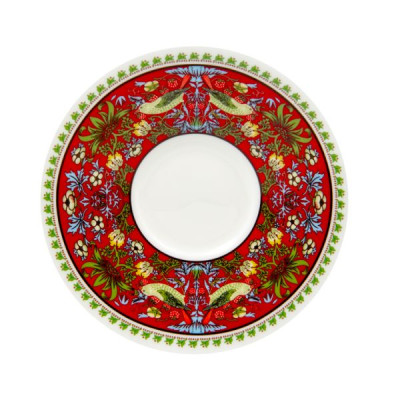 Чашка с блюдцем 250 мл Lefard Моррис красный, фарфор (арт. 924-860)