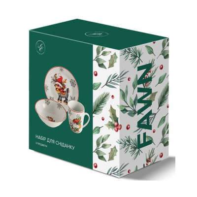Детский набор Limited Edition Ny Fawn 3 пр, фарфор (арт. TRSC-HD5022-BT01) Детский набор Limited Edition Ny Fawn 3 пр, фарфор (арт. TRSC-HD5022-BT01)