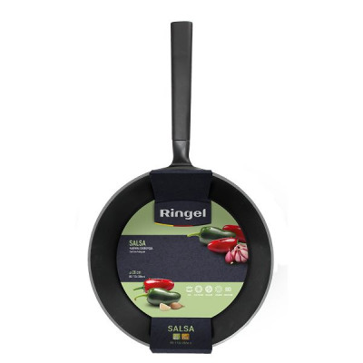 Сковорода чугунная WOK 28 см Ringel Salsa без крышки (арт. RG-1134-28/w ci)