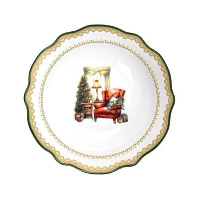 Салатник 23,5 см Fissman Christmas Eve (арт. 13757)