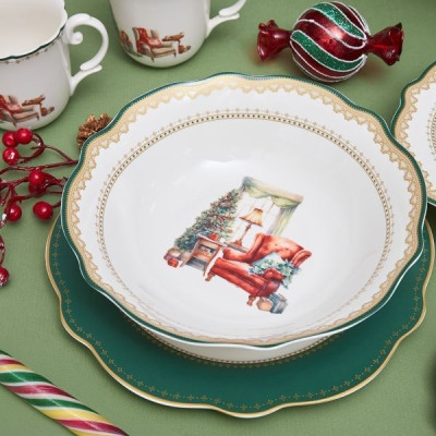 Салатник 23,5 см Fissman Christmas Eve (арт. 13757)