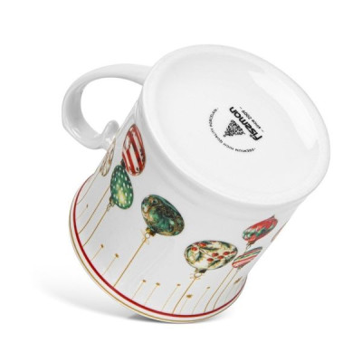 Кружка 450 мл Fissman Christmas Balls, фарфор (арт. 16087)